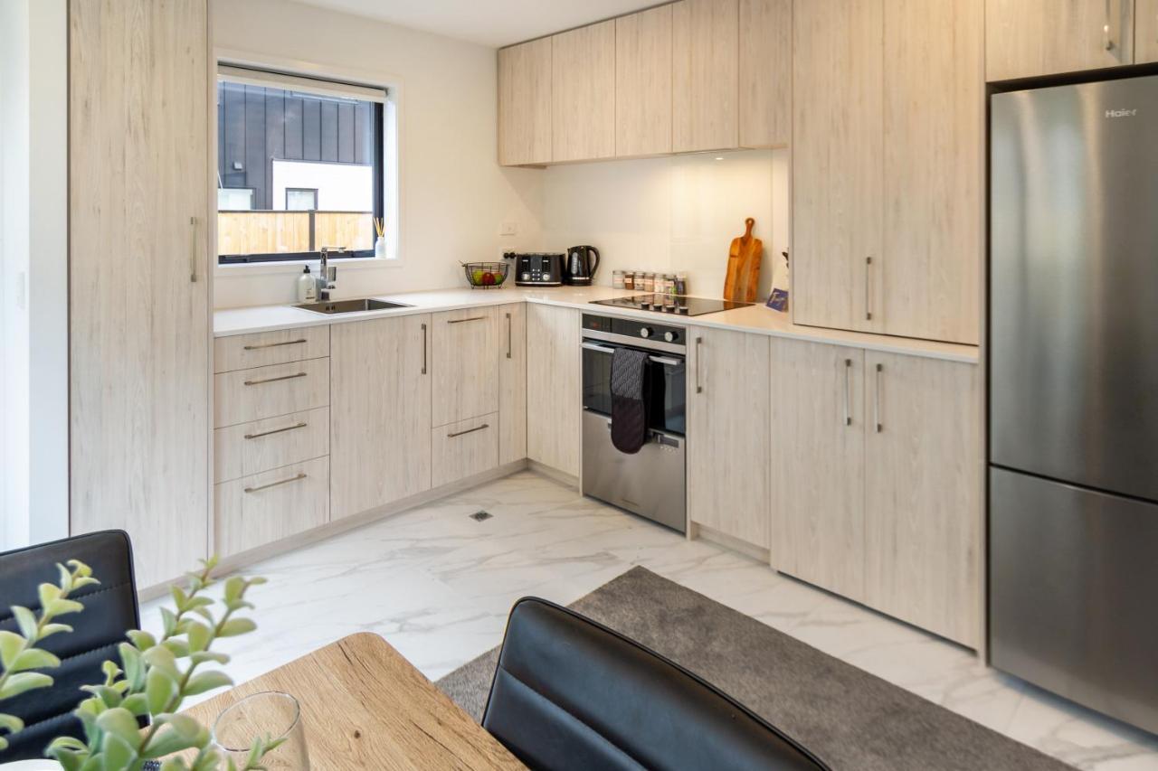 Ferienwohnung Peaceful Park View Townhouse 2 Bed W/Carpark Christchurch Exterior foto