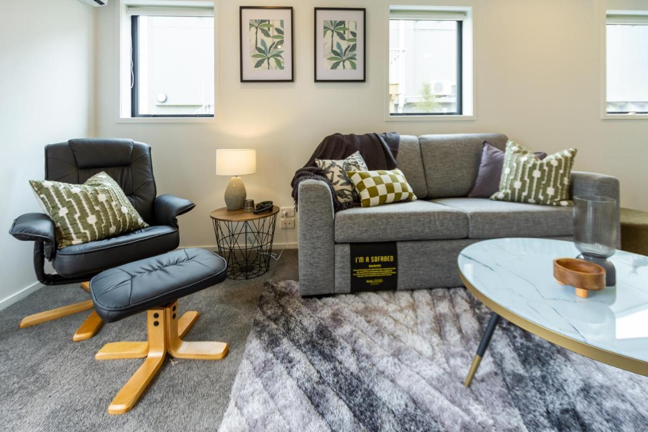 Ferienwohnung Peaceful Park View Townhouse 2 Bed W/Carpark Christchurch Exterior foto